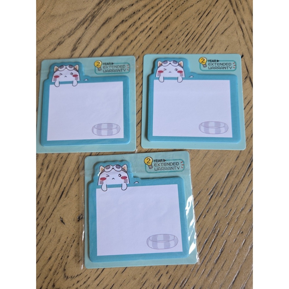 Post It Notes Lot Of 16 Different Post It Notes Camo Cats lightbulb New Variety